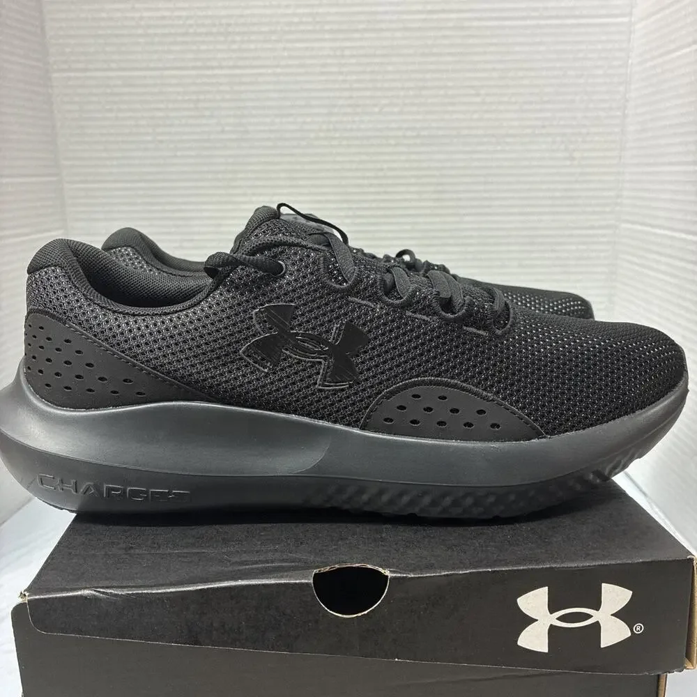 Under Armour Men’s Sneaker Size 10 Surge Running Shoes Black 3027000-002